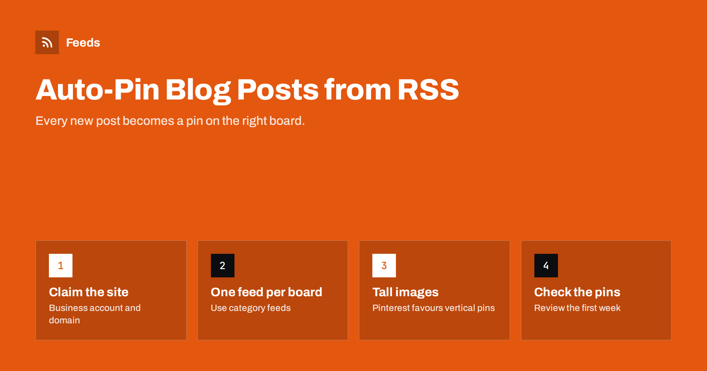 How to Auto-Pin New Blog Posts to Pinterest from RSS