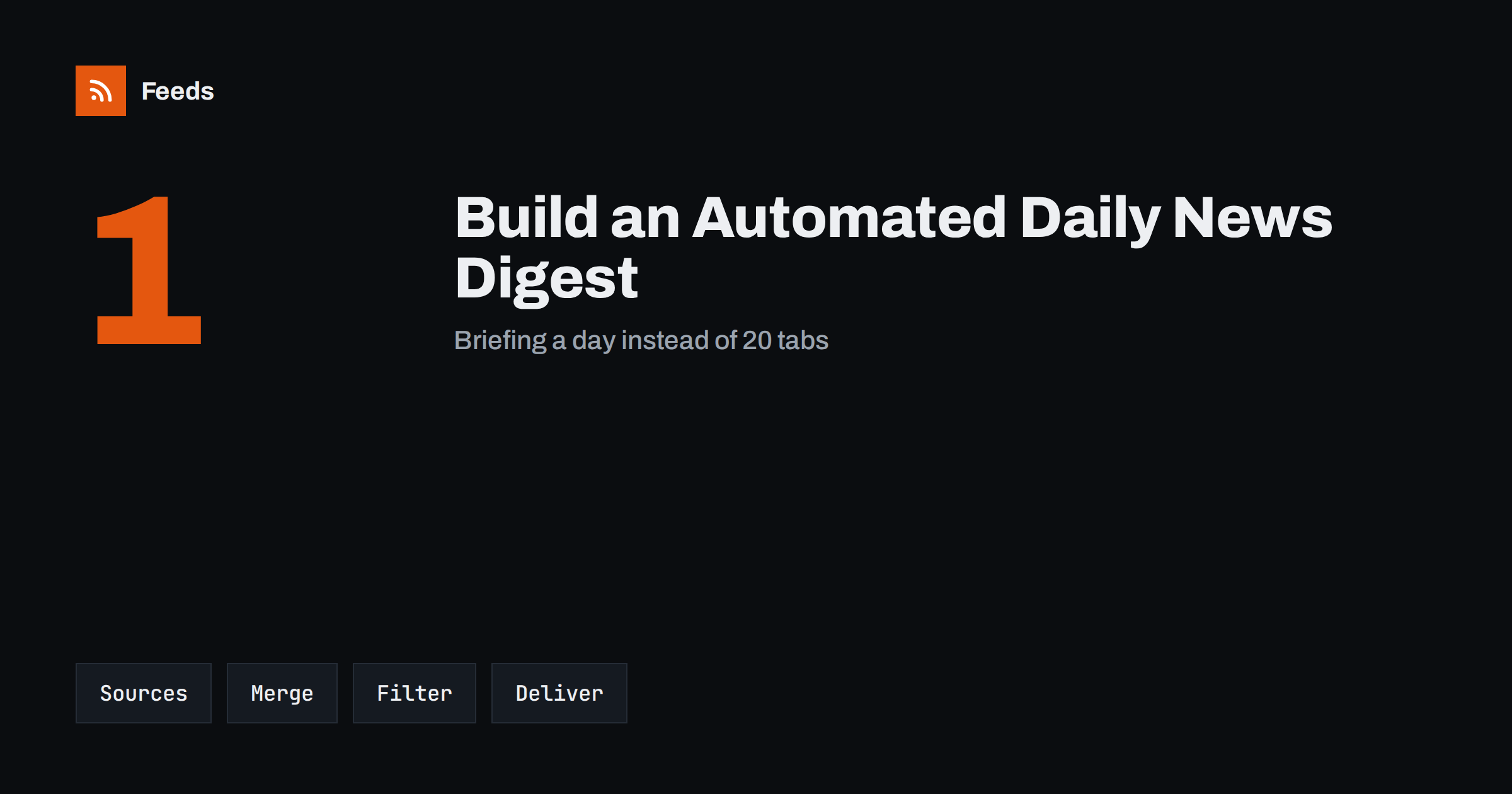 How to Build an Automated Daily News Digest from Feeds