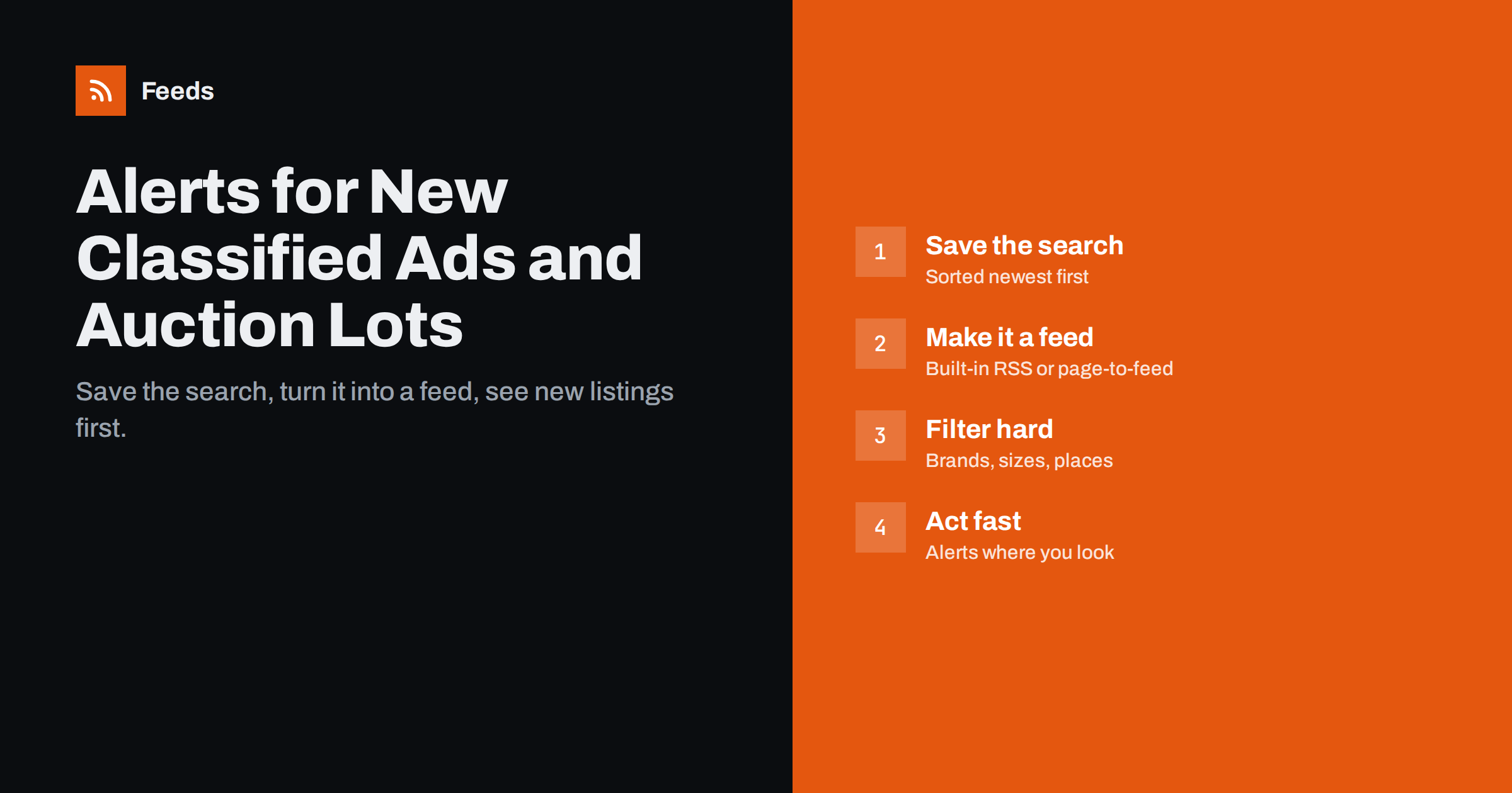 How to Get Alerts for New Classified Ads and Auction Lots
