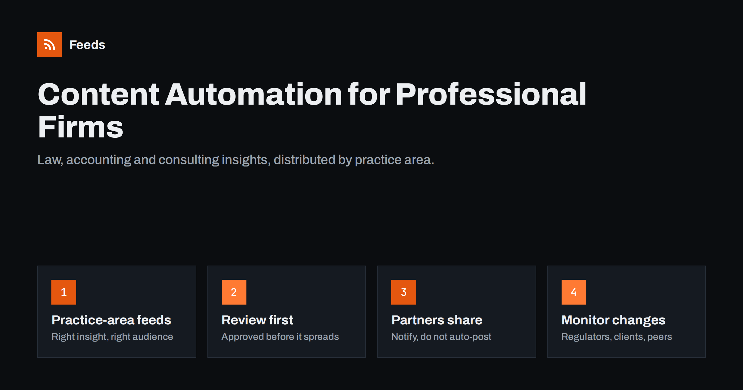 Content Automation for Law, Accounting and Consulting Firms
