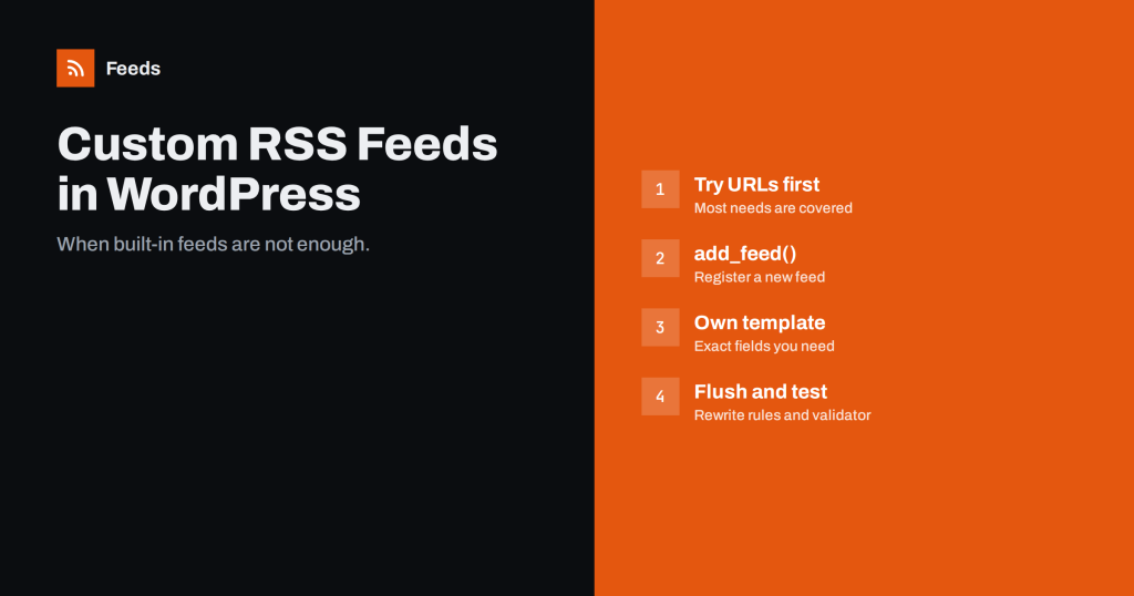 How to Create a Custom RSS Feed in WordPress, Step by Step