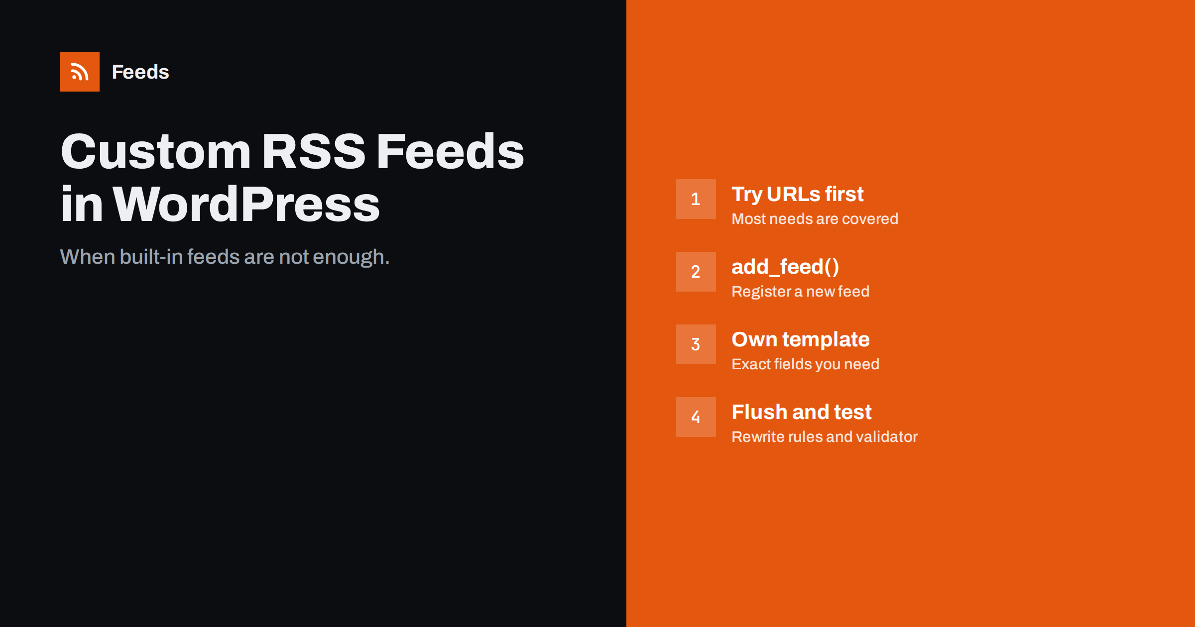 How to Create a Custom RSS Feed in WordPress, Step by Step