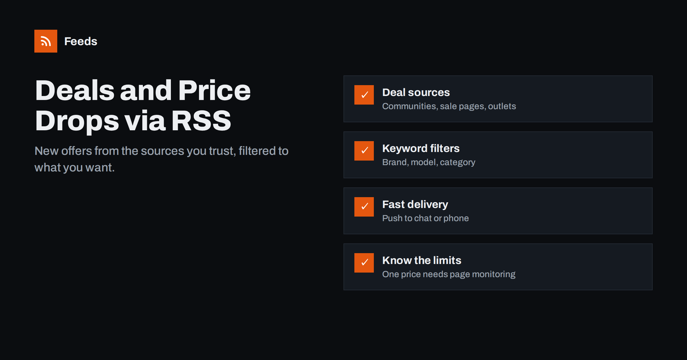 How to Follow Deals and Price Drops with RSS Alerts