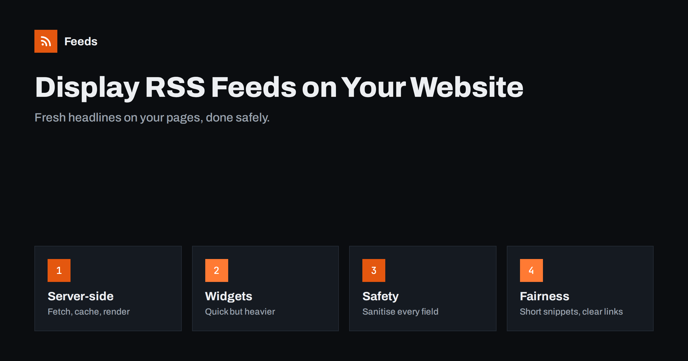 How to Display RSS Feeds on Your Website the Right Way
