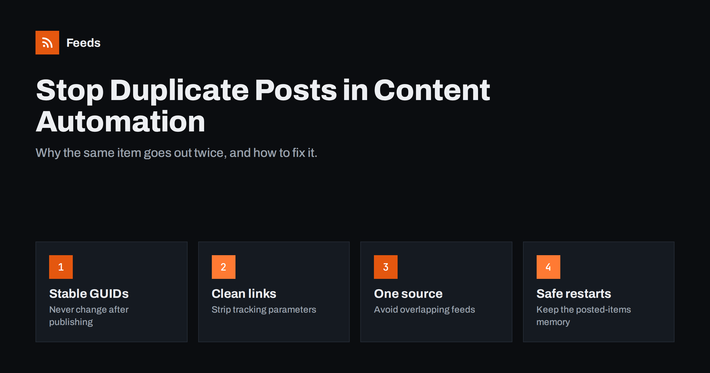 How to Stop Duplicate Posts in Automated Content Workflows