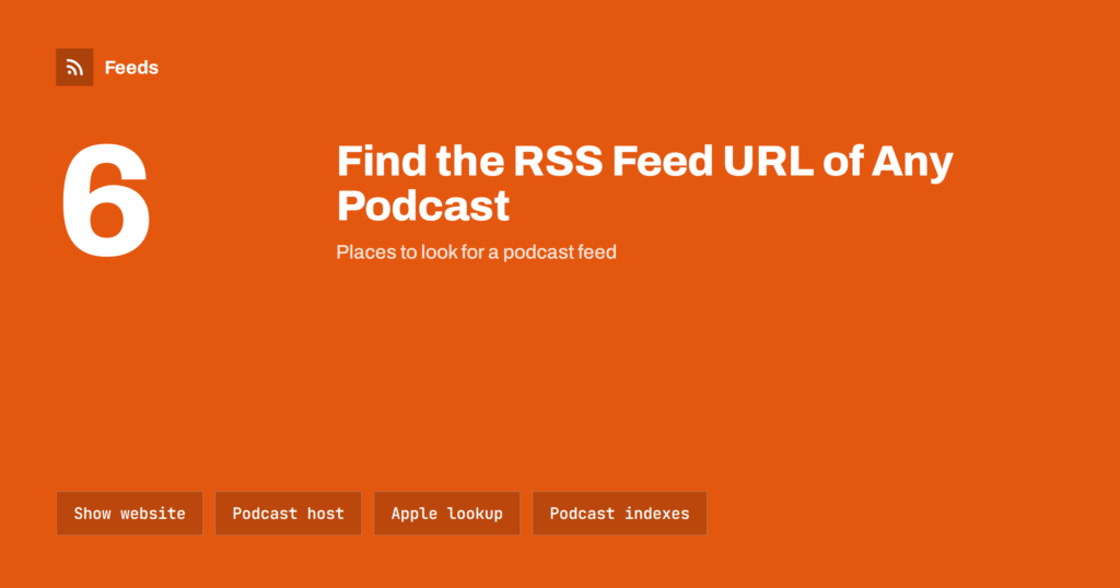 How to Find the RSS Feed URL of Any Podcast, Step by Step