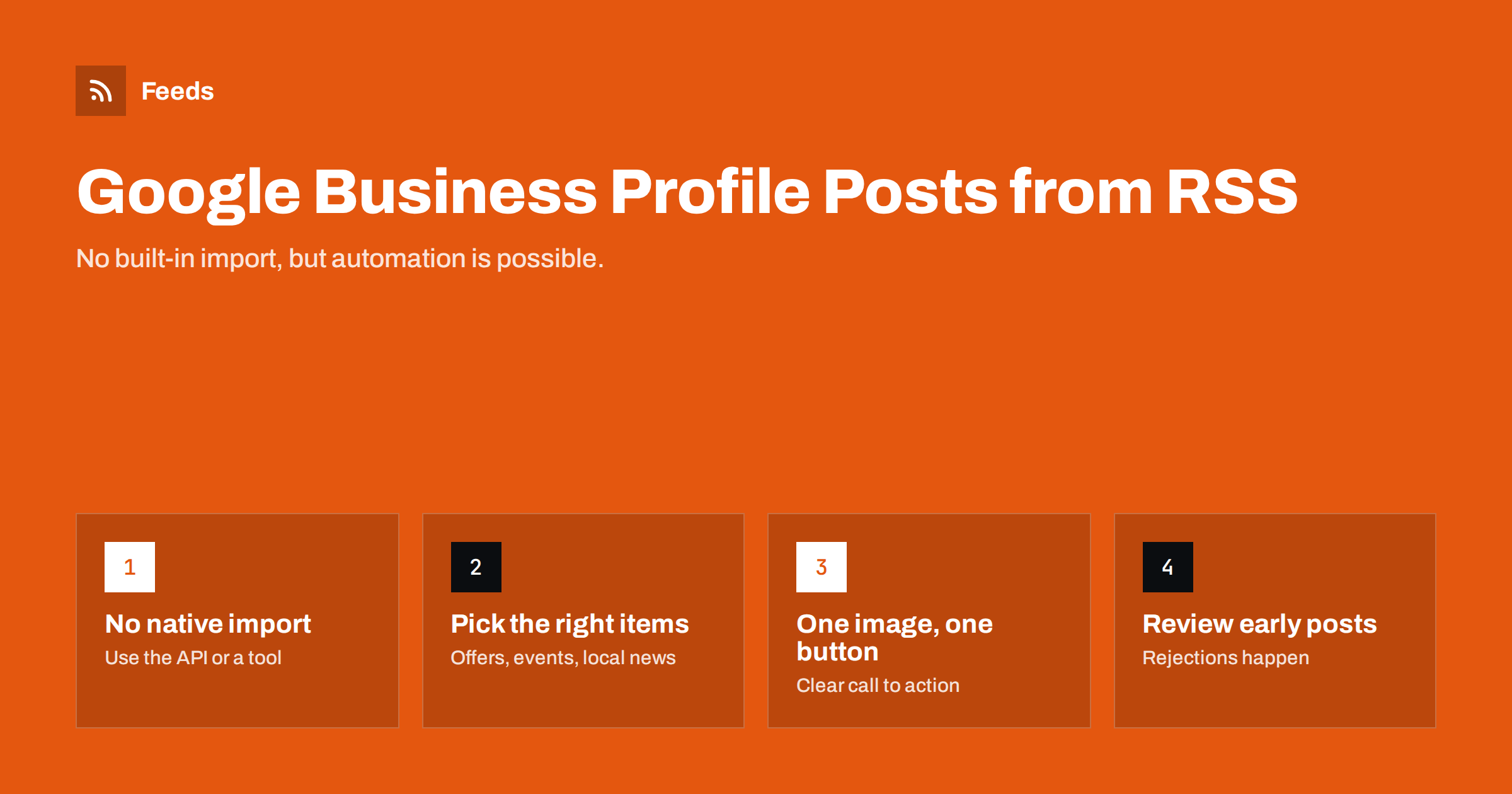 Can You Auto-Post to Google Business Profile from RSS?