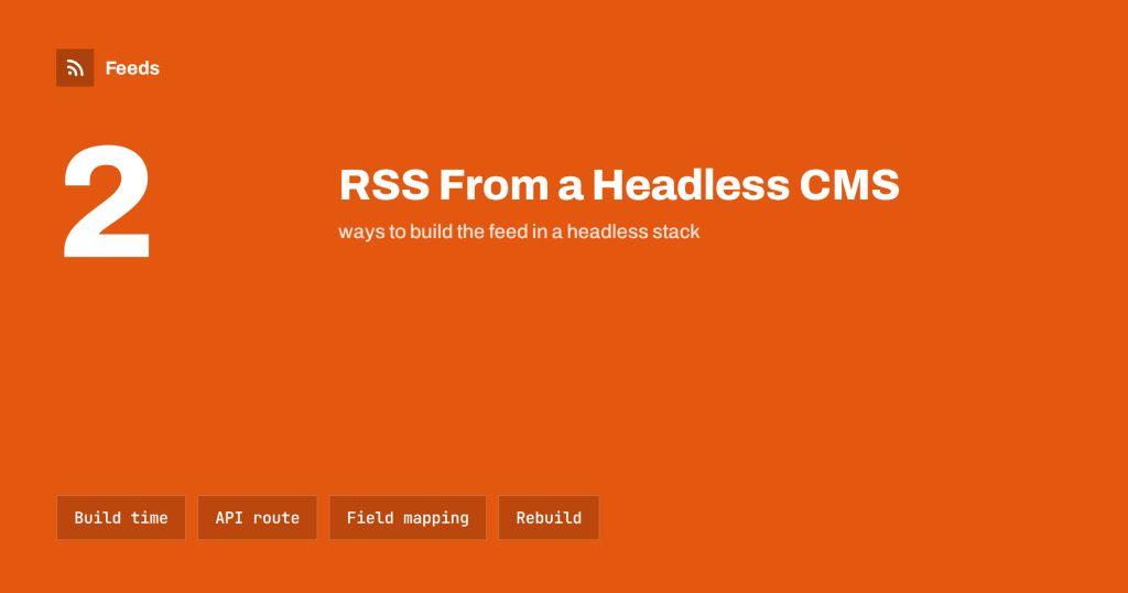 How to Publish an RSS Feed From a Headless CMS