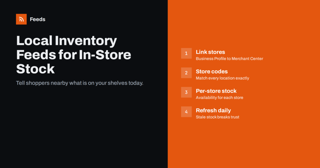 Local Inventory Feeds: Show In-Store Stock in Google Ads