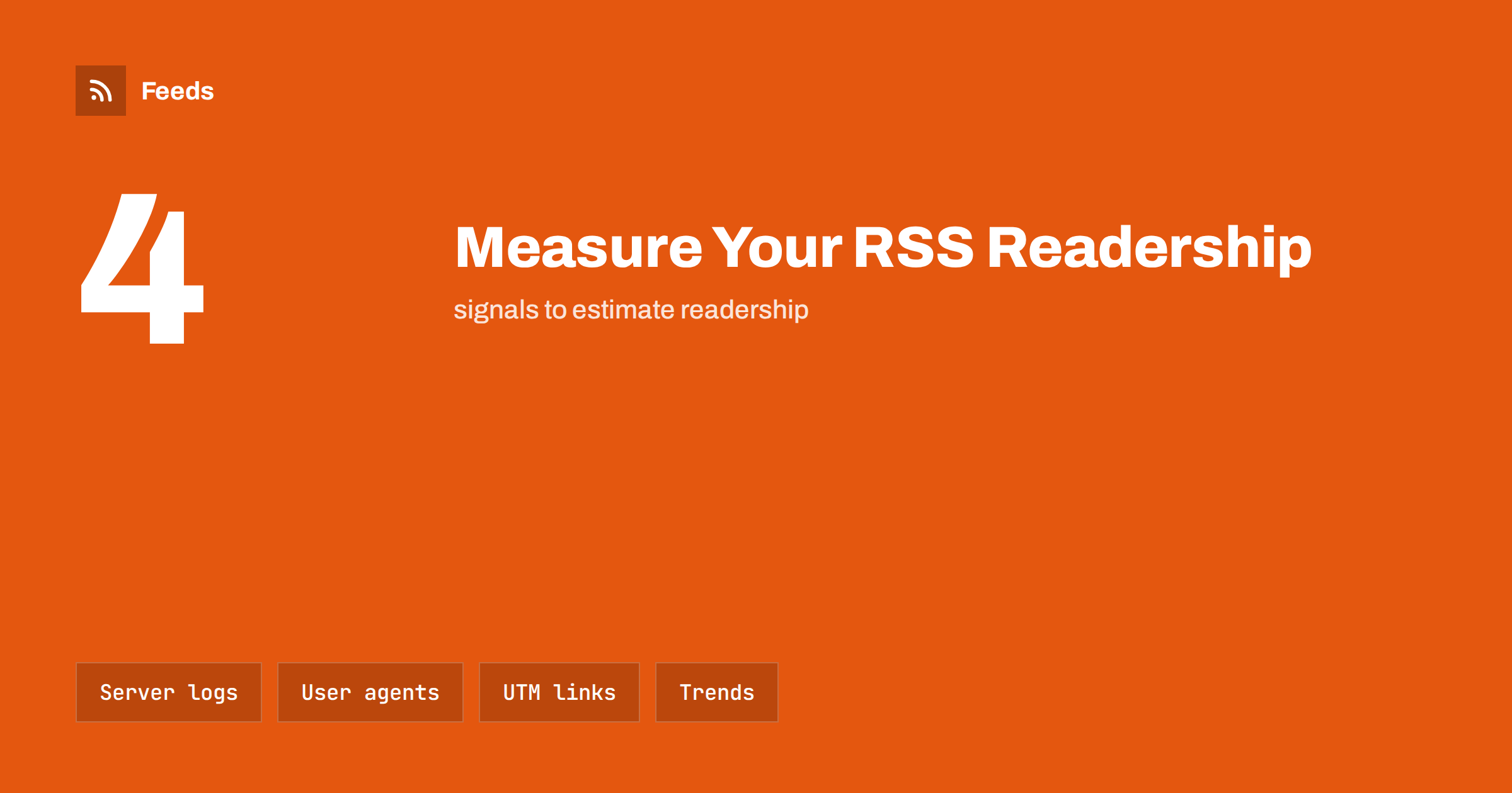 How to Measure RSS Feed Subscribers and Readership