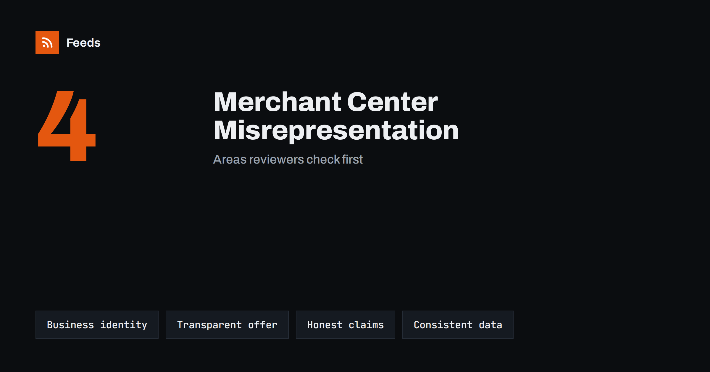 Merchant Center Misrepresentation: Causes and How to Recover