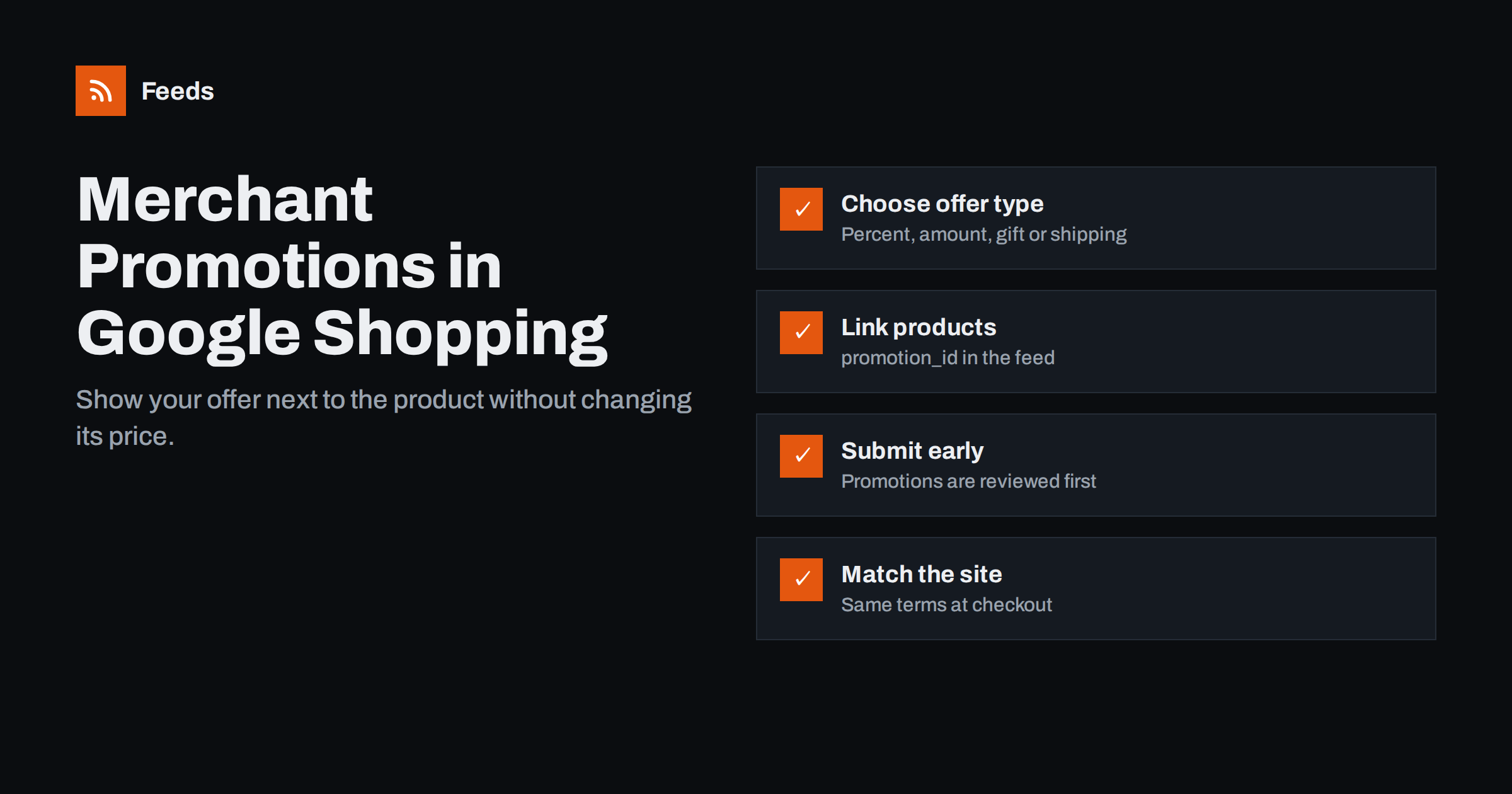 Merchant Promotions in Google Shopping: Promotion Feeds