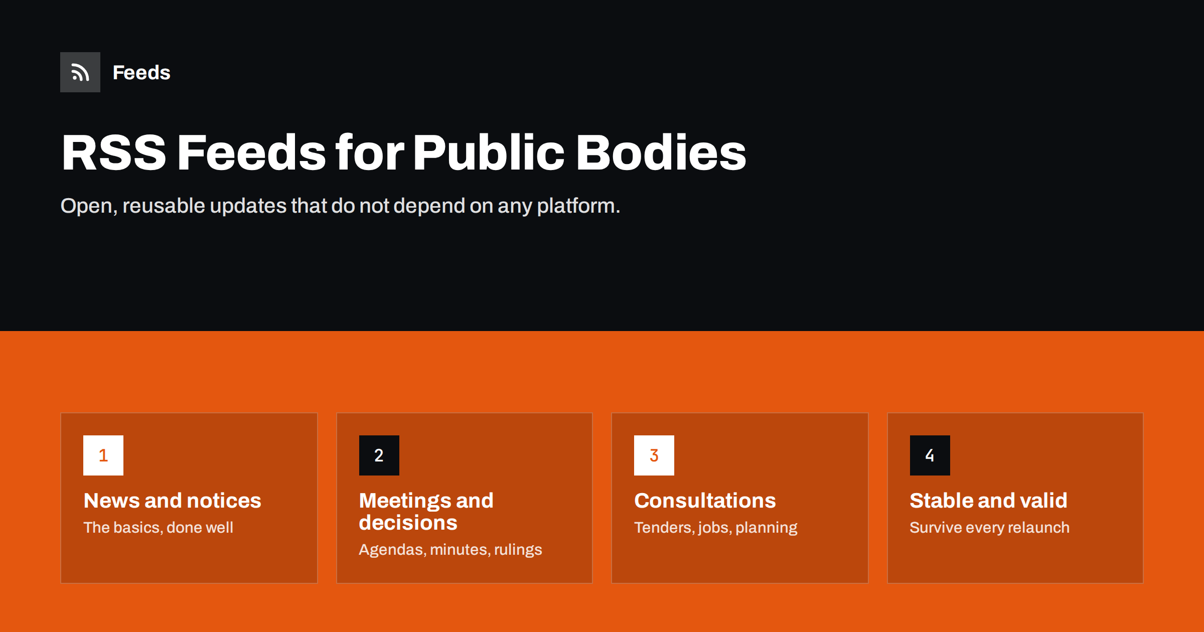 RSS Feeds for Municipalities and Public Bodies: A Guide