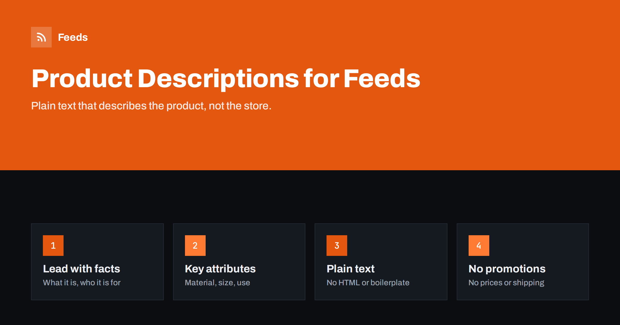 How to Write Product Descriptions for Shopping Feeds