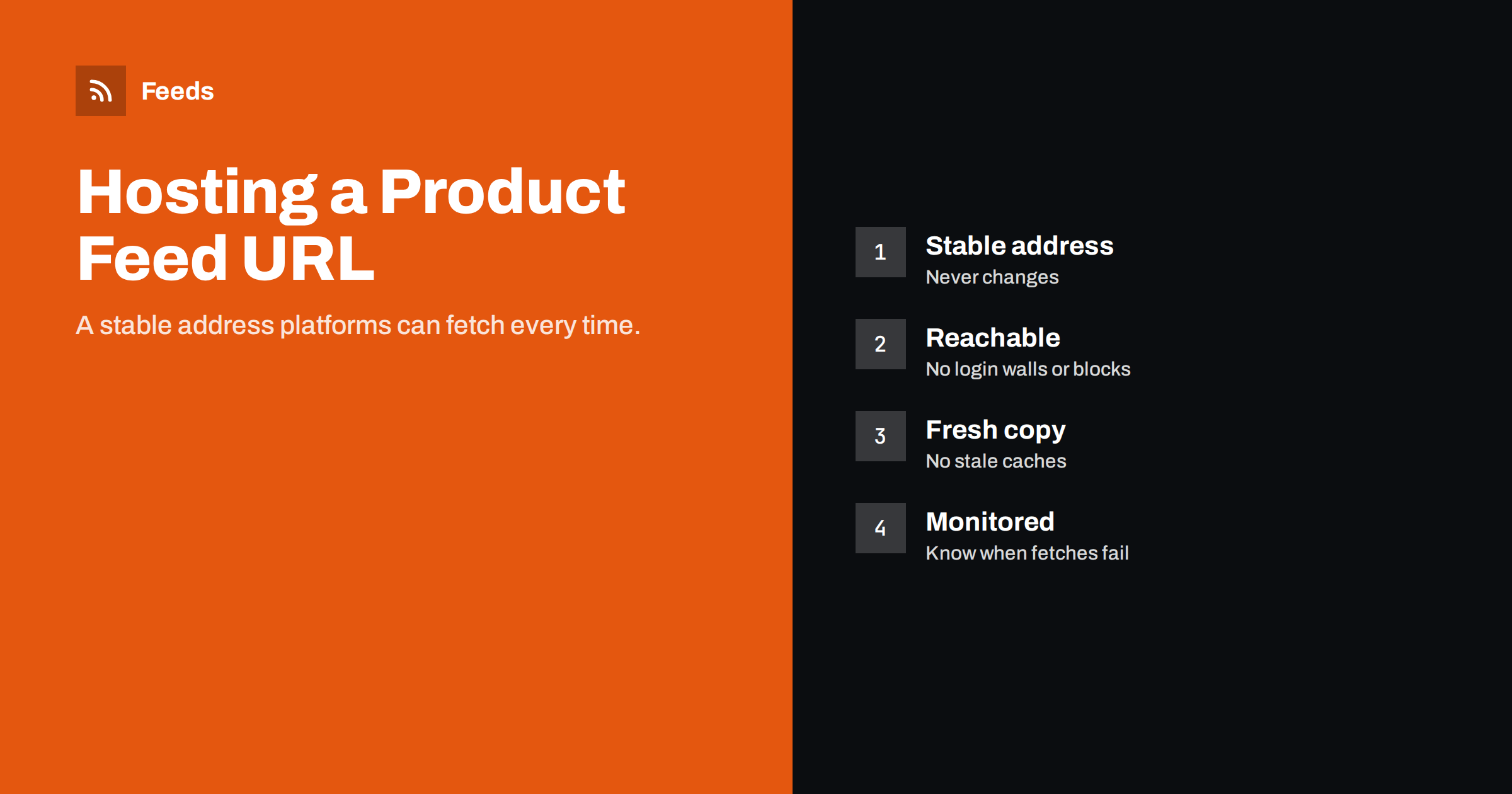 Product Feed URL: Hosting, Access and Keeping It Reliable