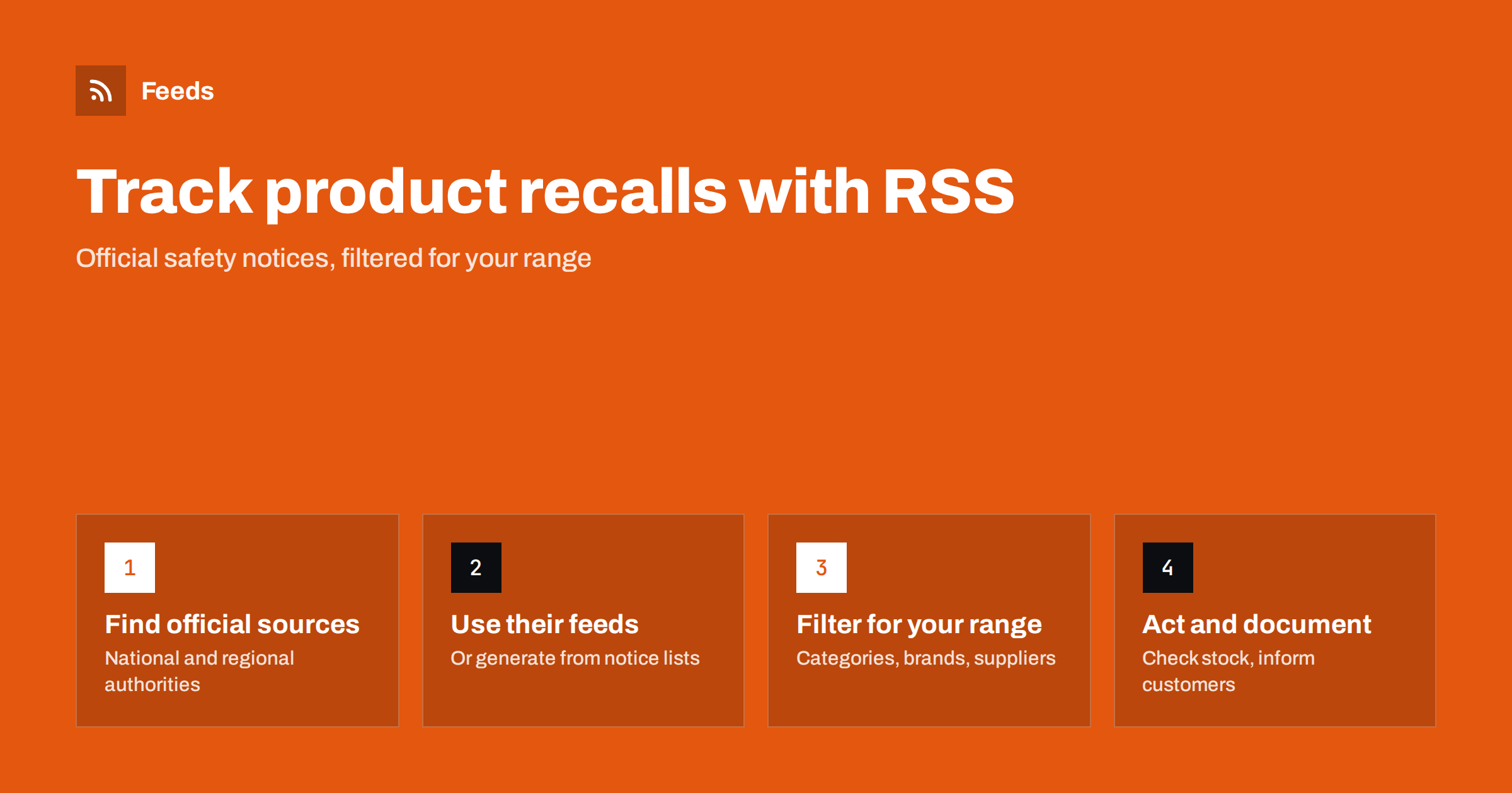 How to Track Product Recalls and Safety Notices with RSS