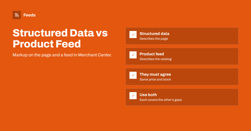 Product Structured Data vs Product Feed: Do You Need Both?