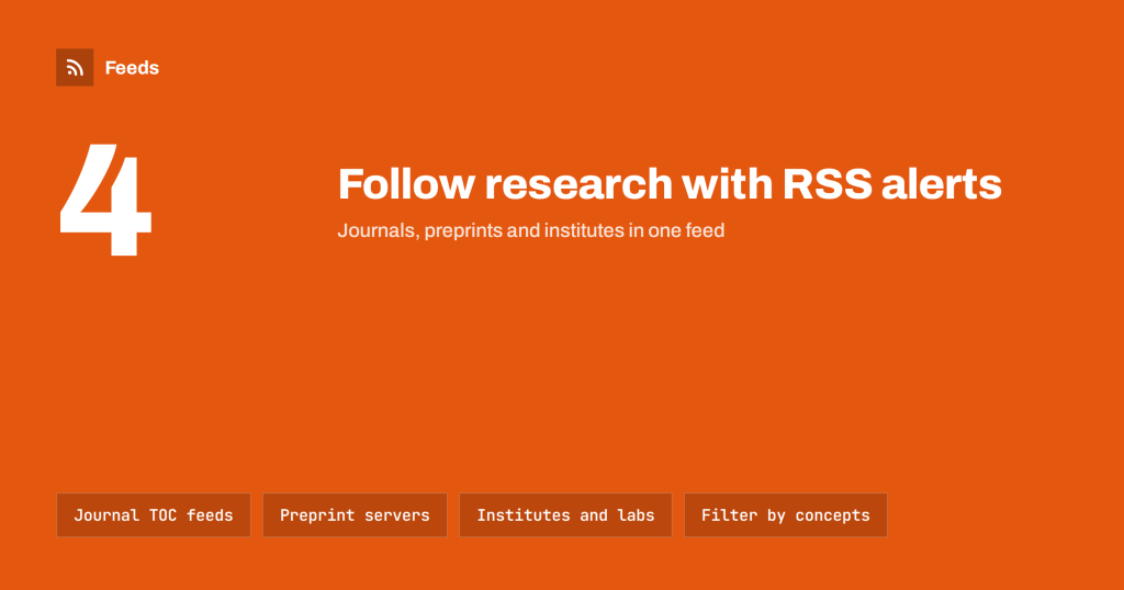 How to Follow Academic Journals and Research with RSS Alerts