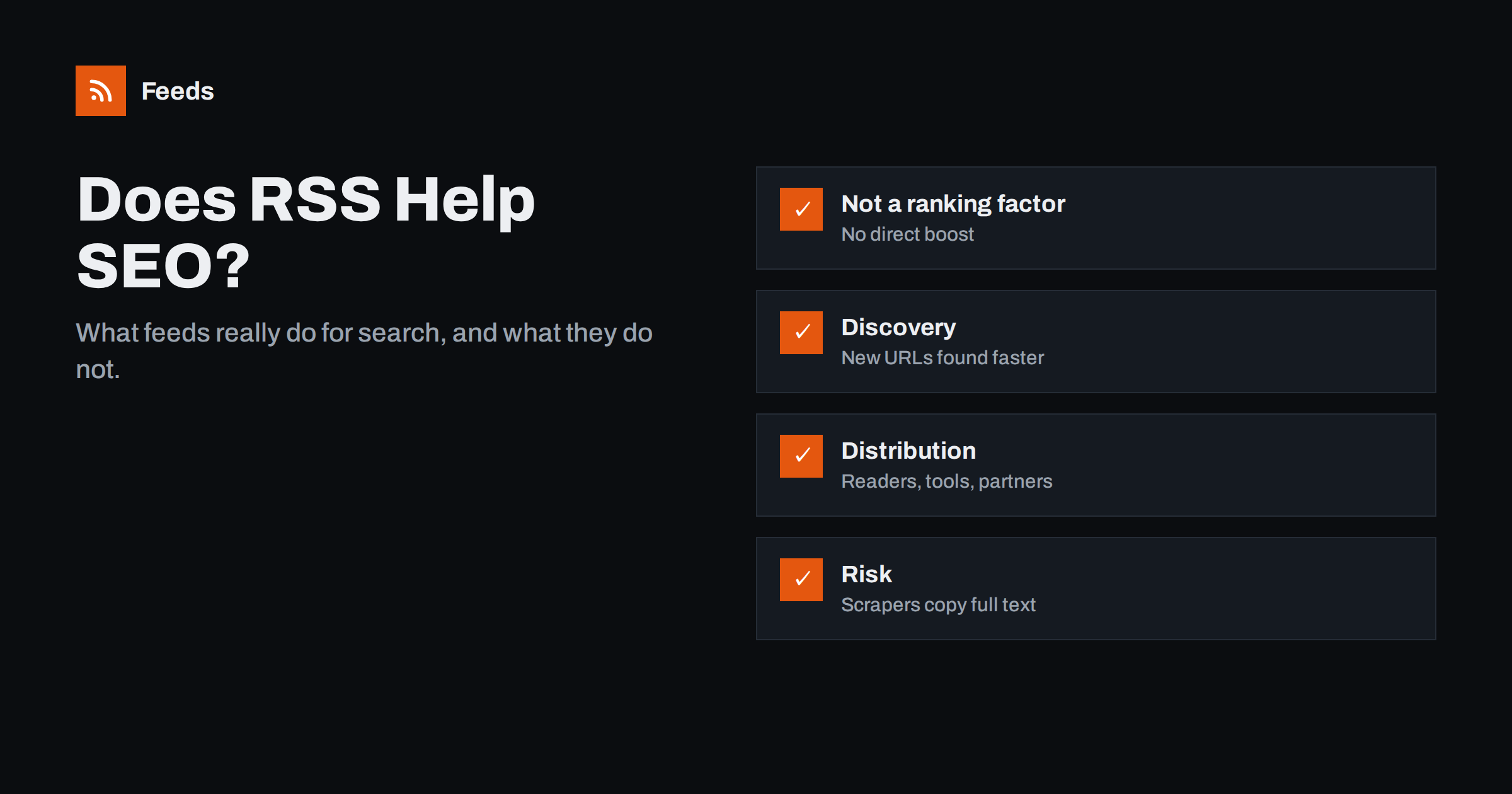 Does an RSS Feed Help SEO? What Feeds Really Do for Search