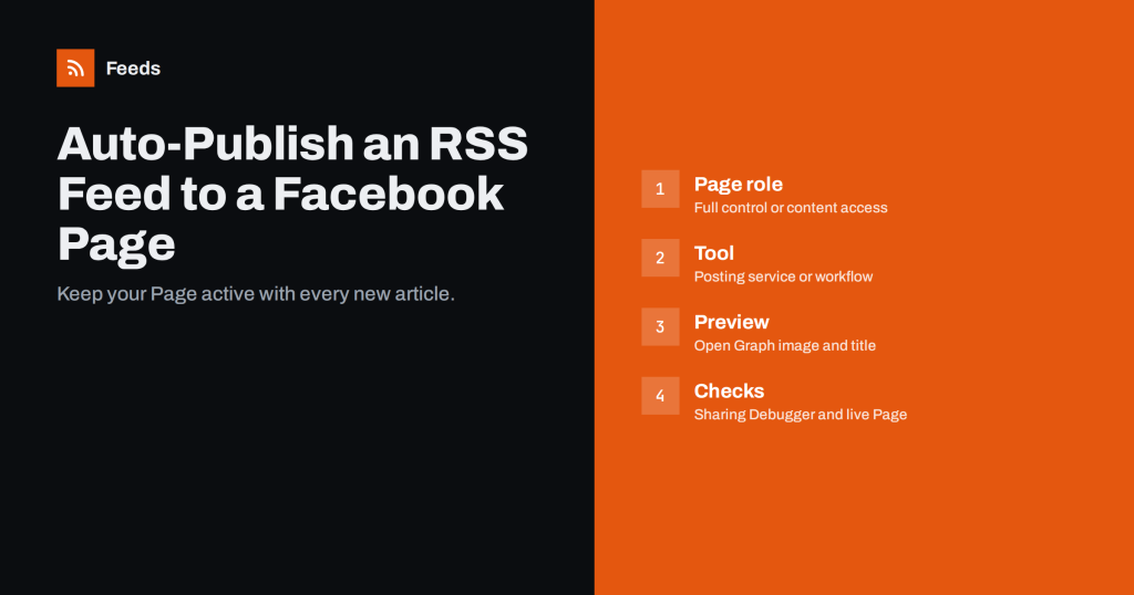 How to Auto-Publish an RSS Feed to a Facebook Page