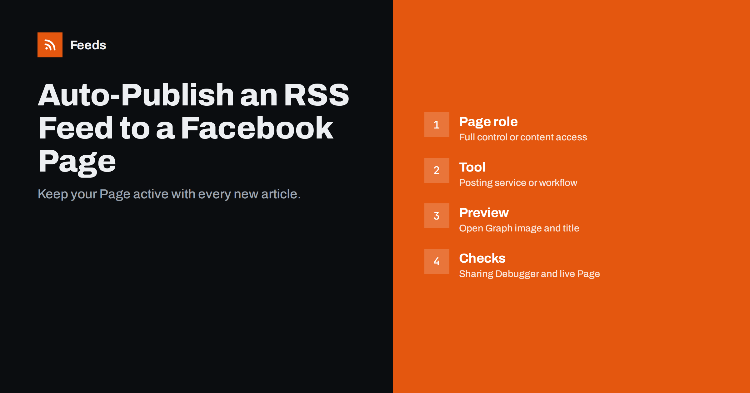 How to Auto-Publish an RSS Feed to a Facebook Page