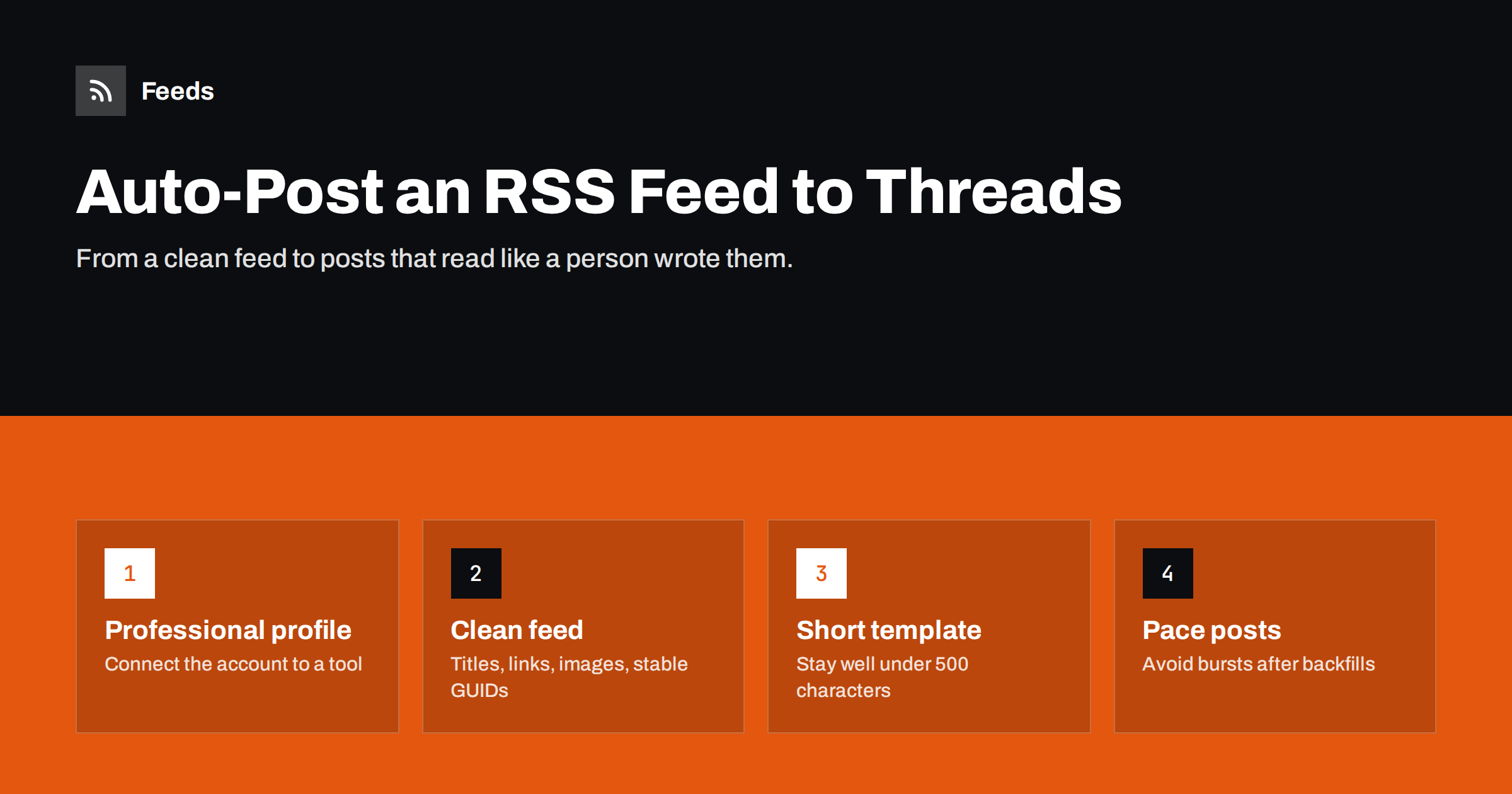How to Auto-Post an RSS Feed to Threads, Step by Step