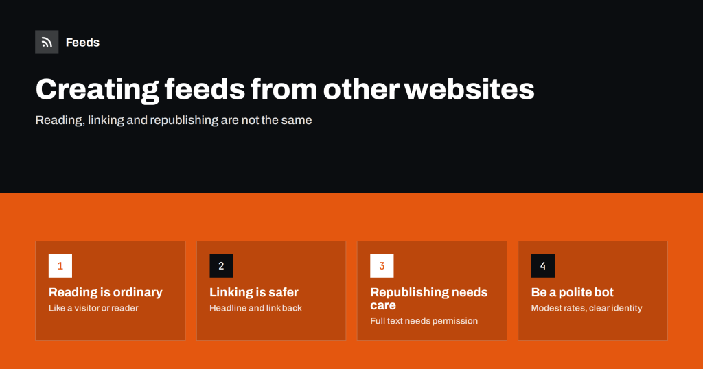 Is It Legal to Create RSS Feeds from Other Websites?