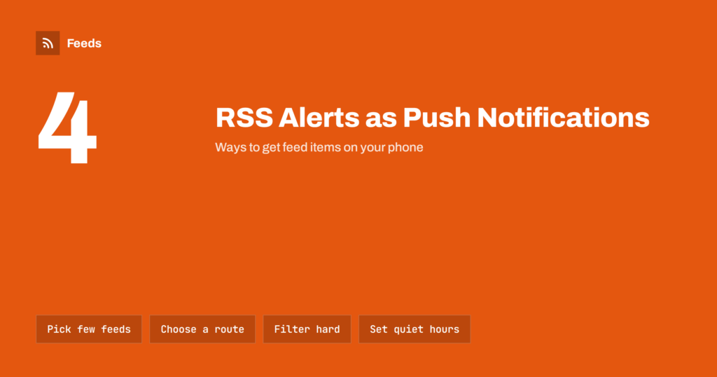How to Get RSS Alerts as Push Notifications on Your Phone