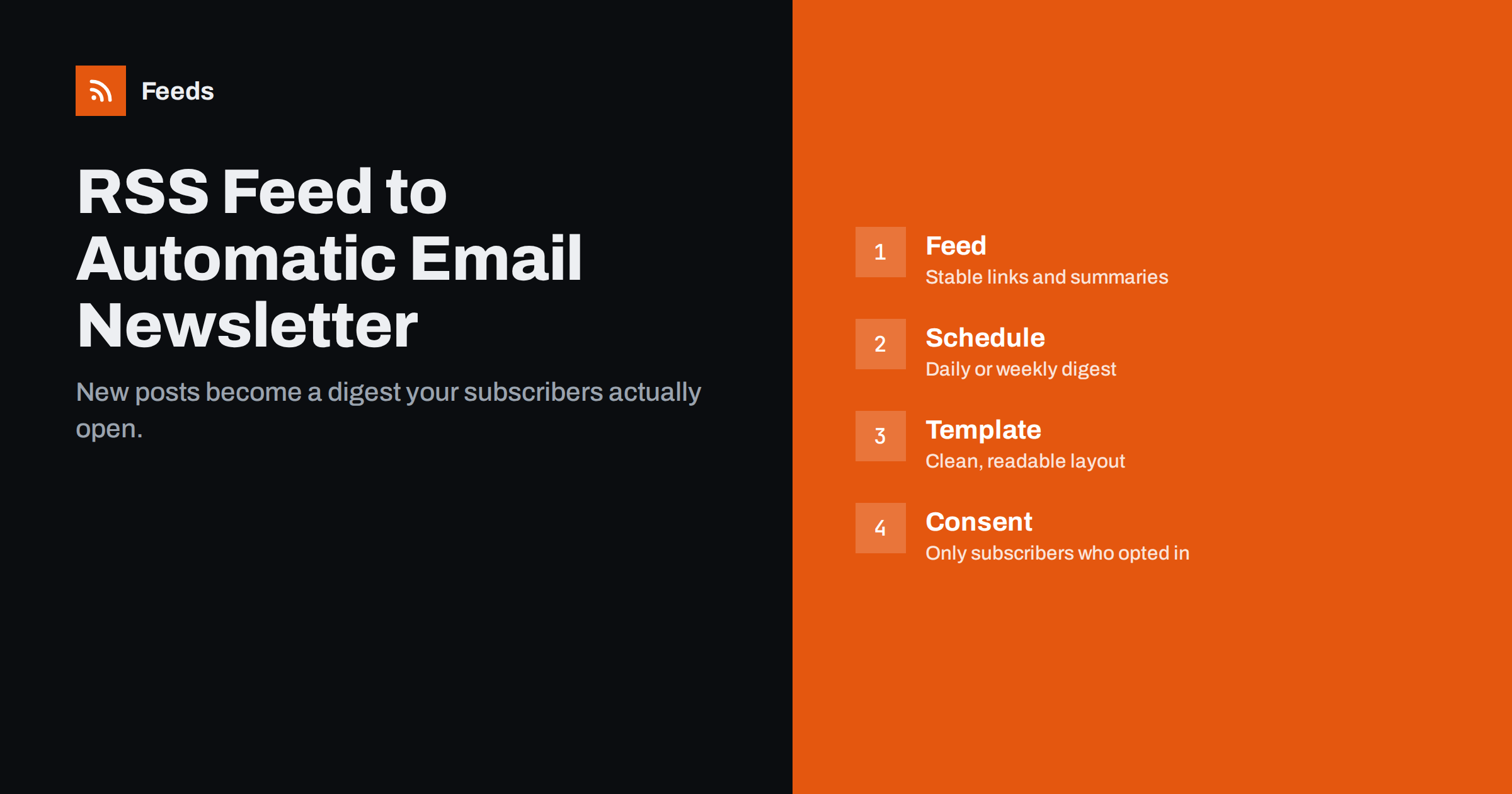 How to Turn an RSS Feed into an Automatic Email Newsletter