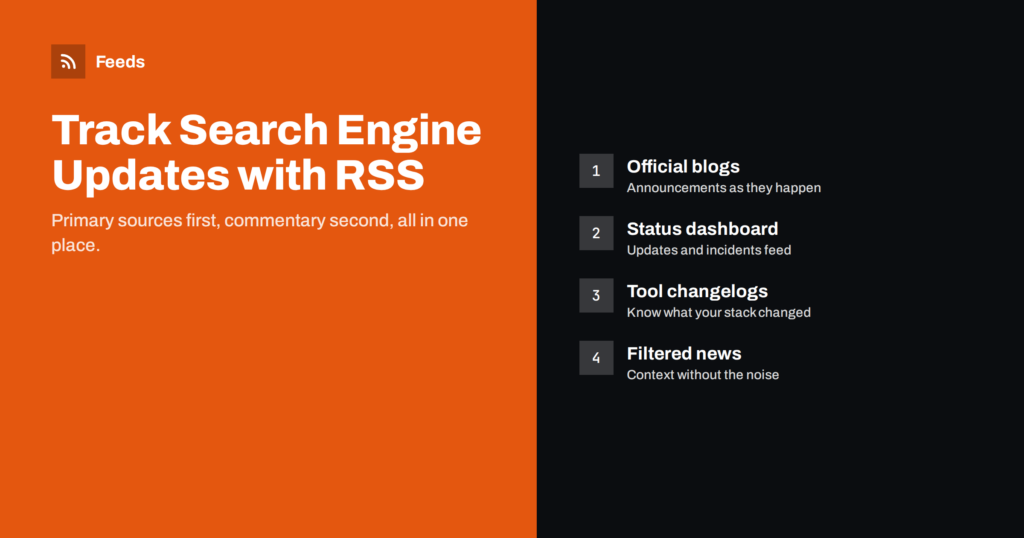 How SEO Teams Can Track Search Engine Updates with RSS