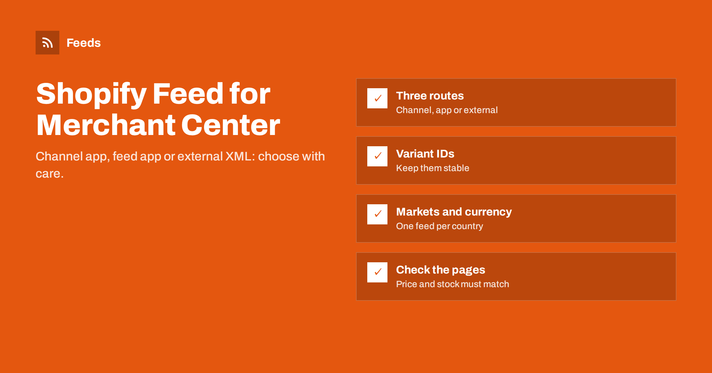 Shopify Product Feed for Google Merchant Center Explained