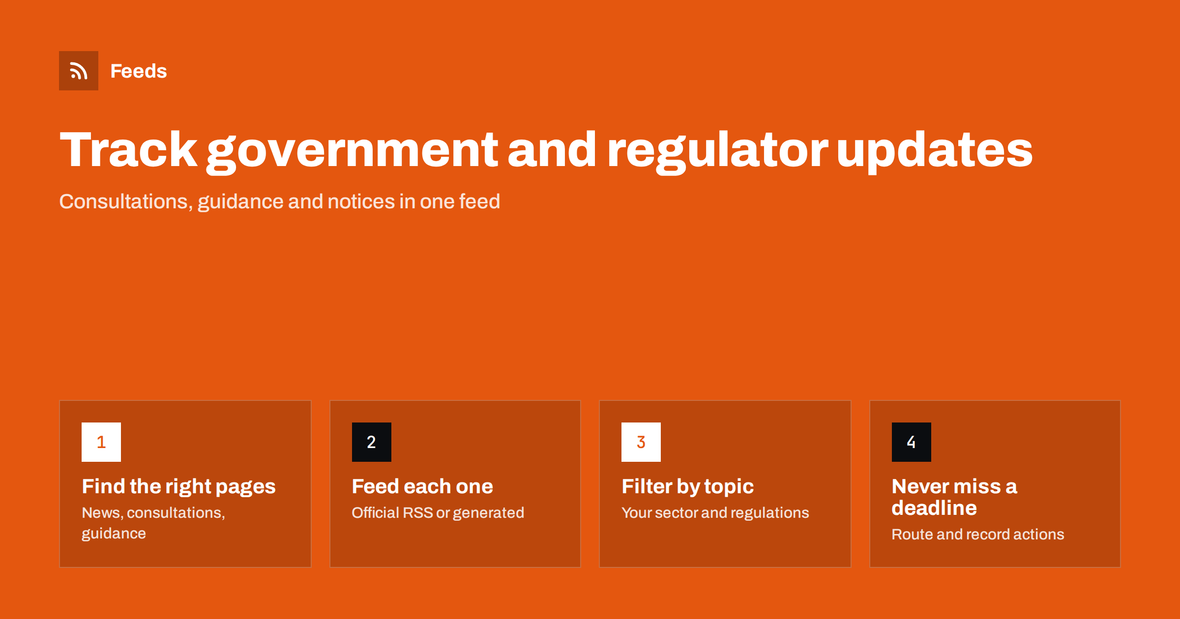 How to Track Government and Regulator Updates with RSS