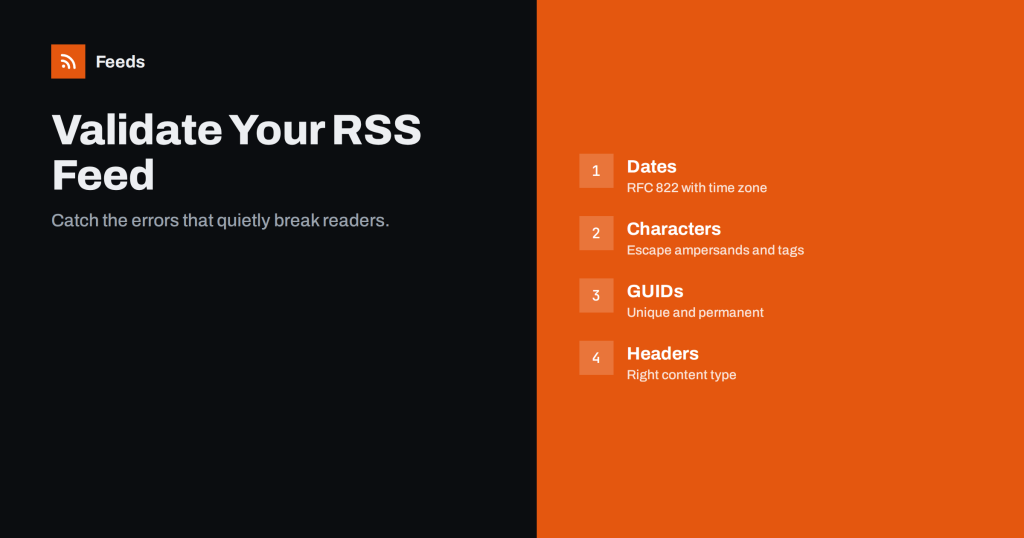 How to Validate an RSS Feed and Fix the Most Common Errors