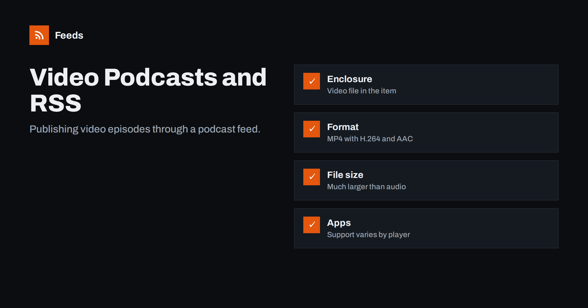 Video Podcasts and RSS: How Video Episodes Reach Podcast Apps