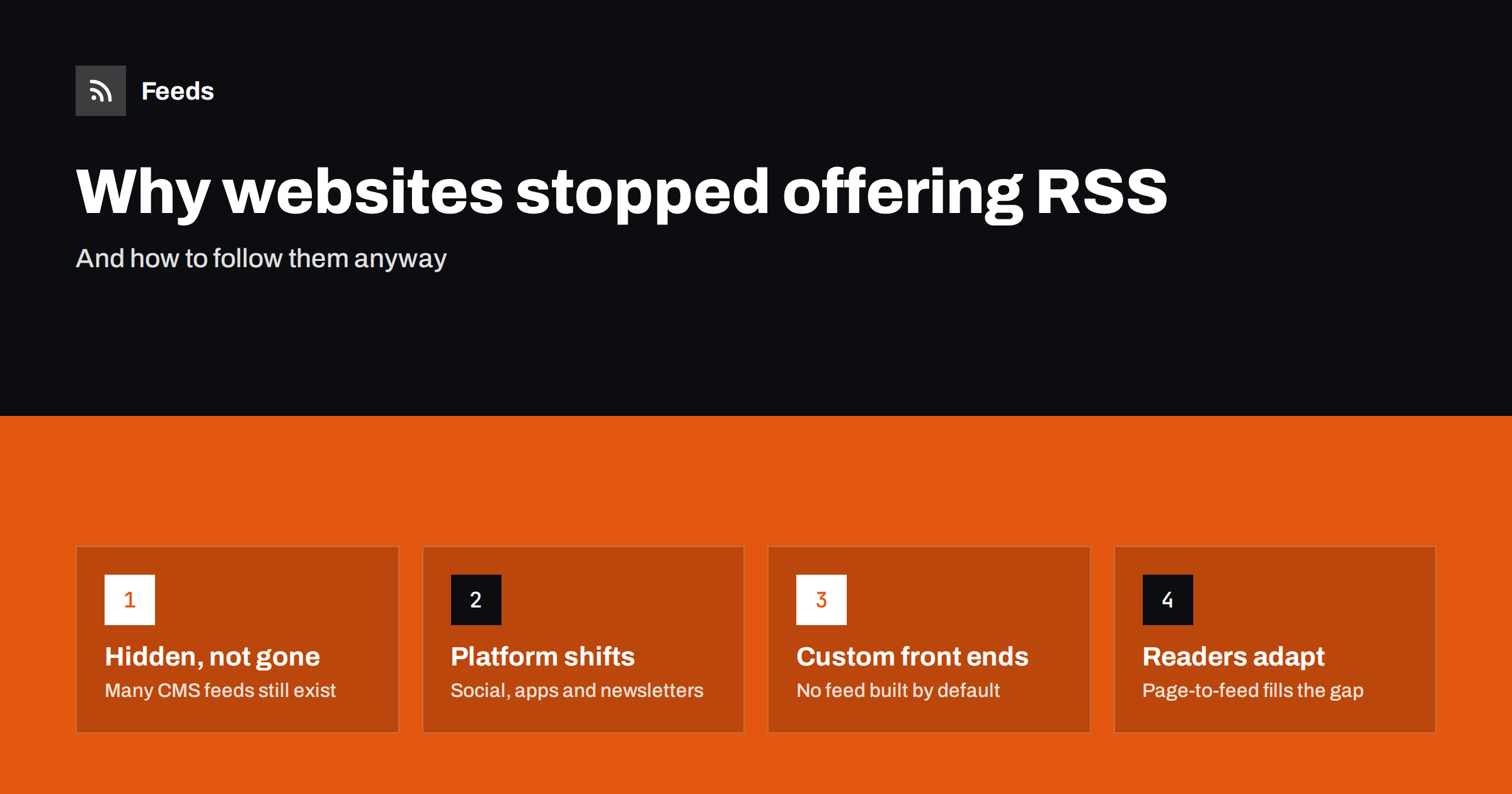 Why So Many Websites No Longer Offer RSS Feeds