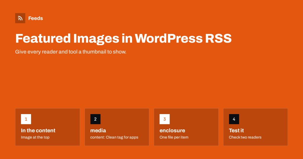 How to Add Featured Images to Your WordPress RSS Feed