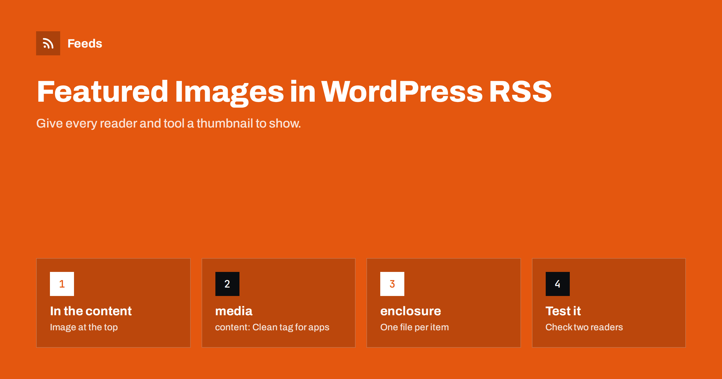 How to Add Featured Images to Your WordPress RSS Feed