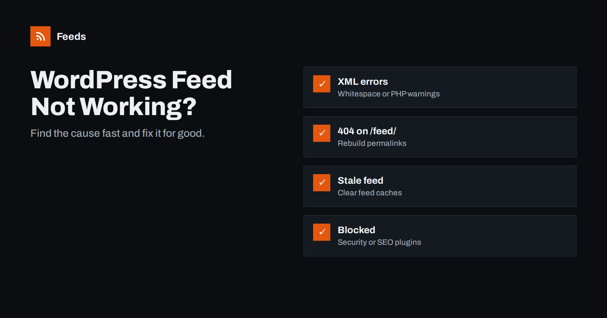 WordPress RSS Feed Not Working? Common Problems and Fixes