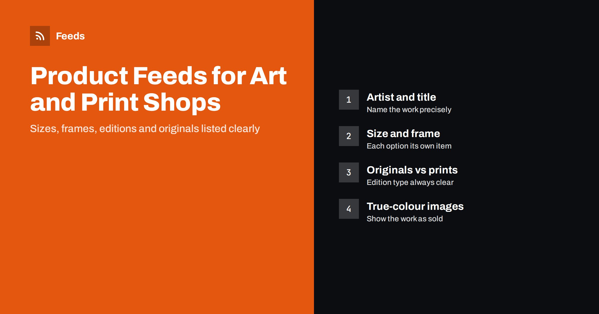 Product Feeds for Art, Print and Poster Stores: A Guide