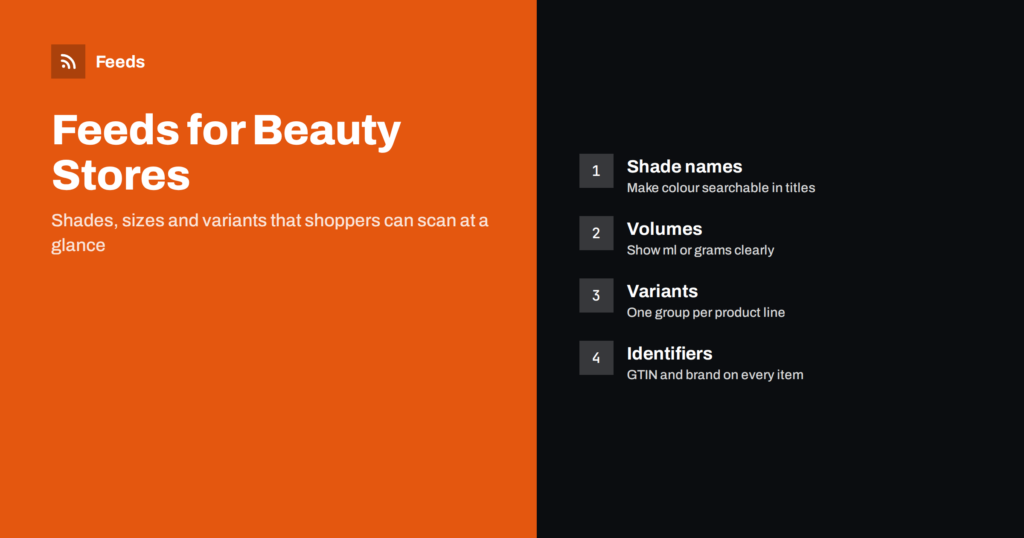 Product Feeds for Beauty and Cosmetics Stores: A Guide