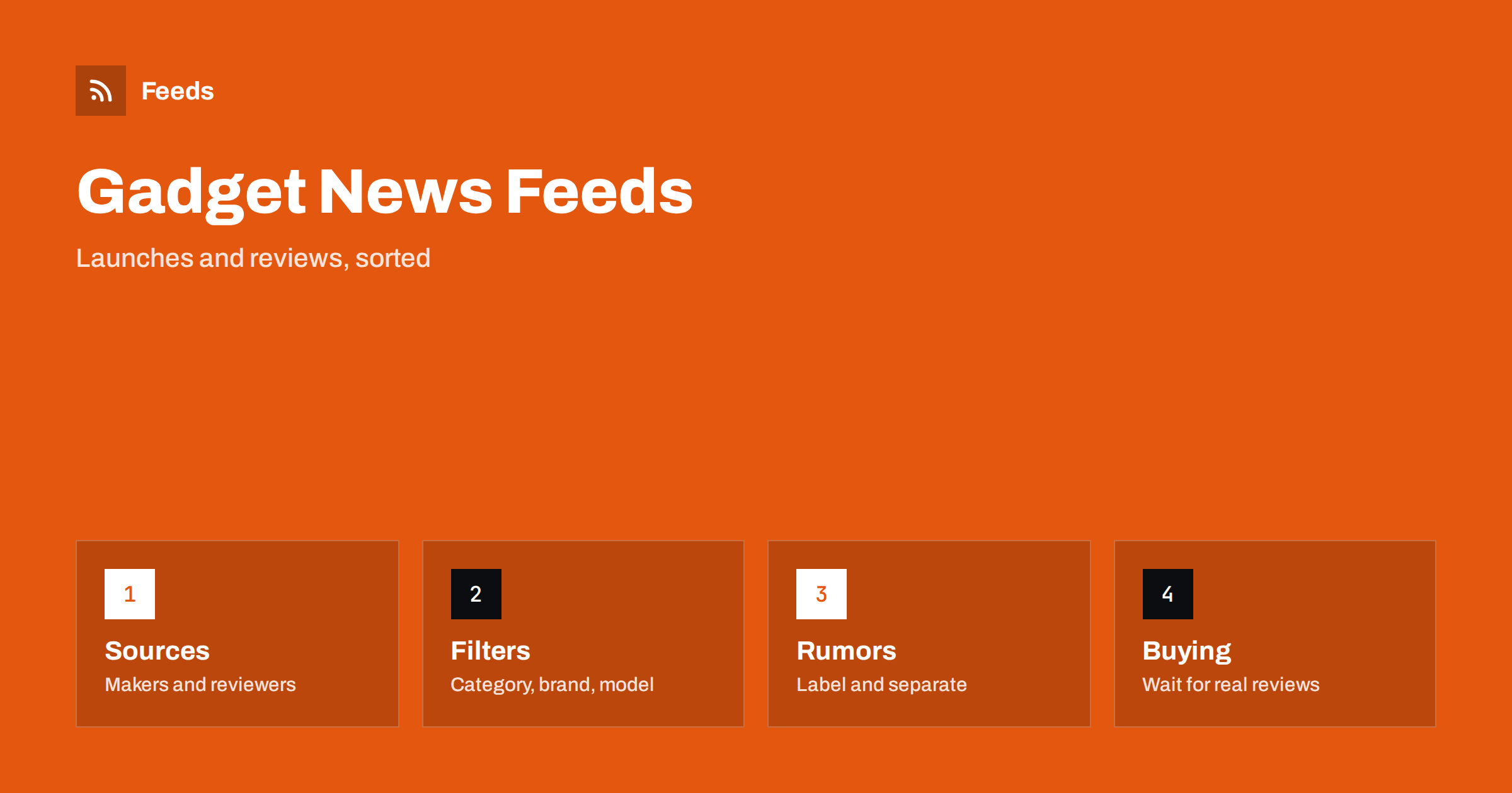 How to Follow Gadget and Consumer Electronics News with RSS