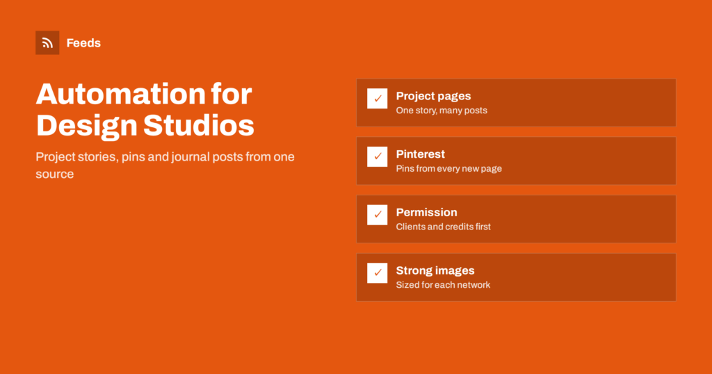 Content Automation for Architects and Interior Designers