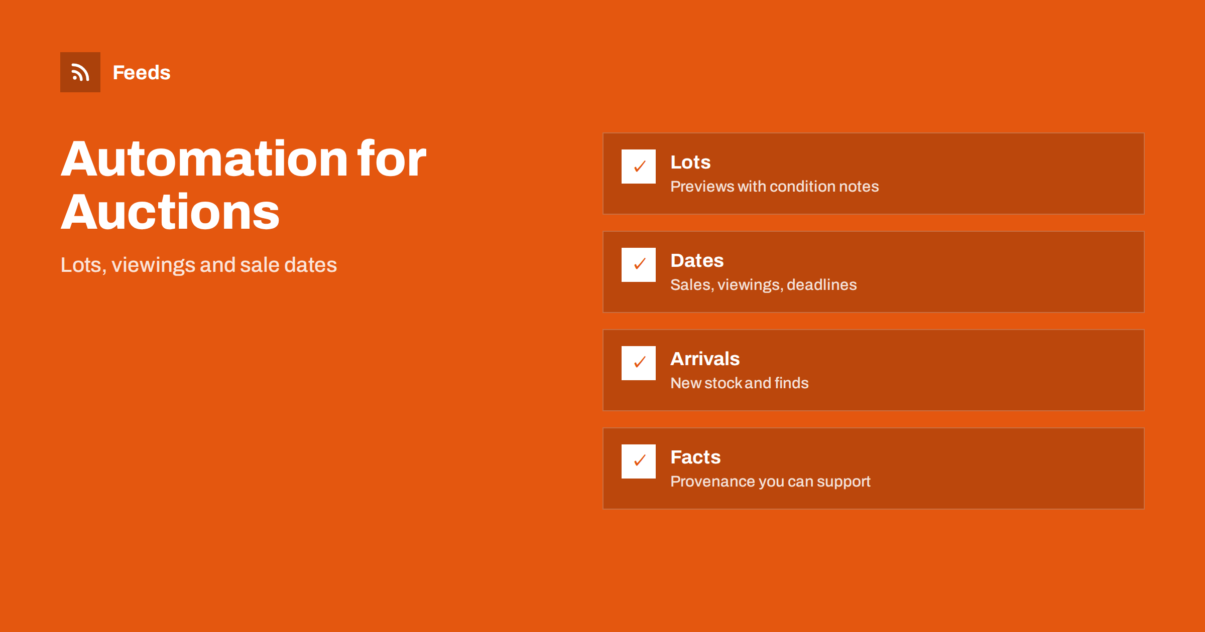Content Automation for Auctioneers and Antique Dealers