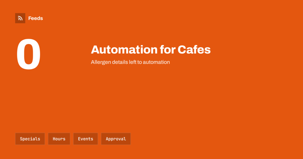 Content Automation for Cafes, Bakeries and Food Trucks