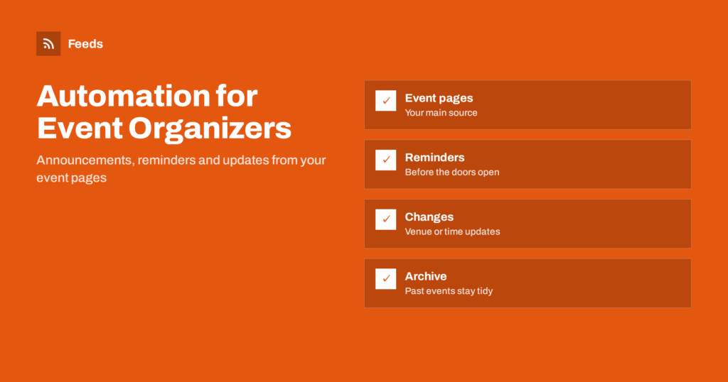 Content Automation for Event Organizers and Venues