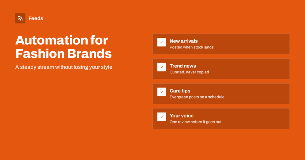 Content Automation for Fashion Boutiques and Brands