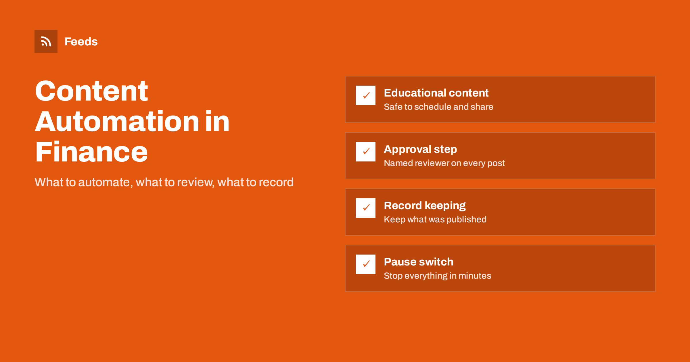 Content Automation for Financial Services: Compliance Basics