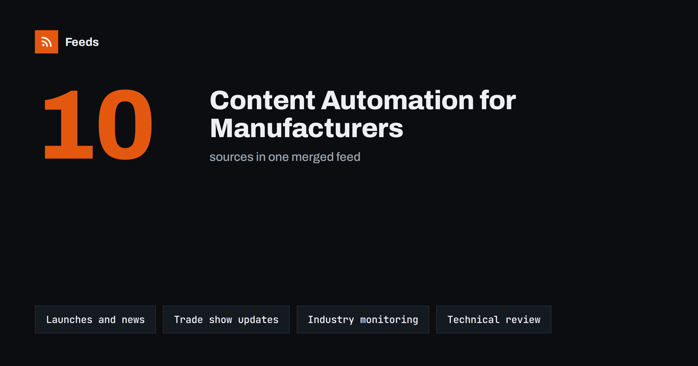 Content Automation for Manufacturers and Industrial B2B Brands
