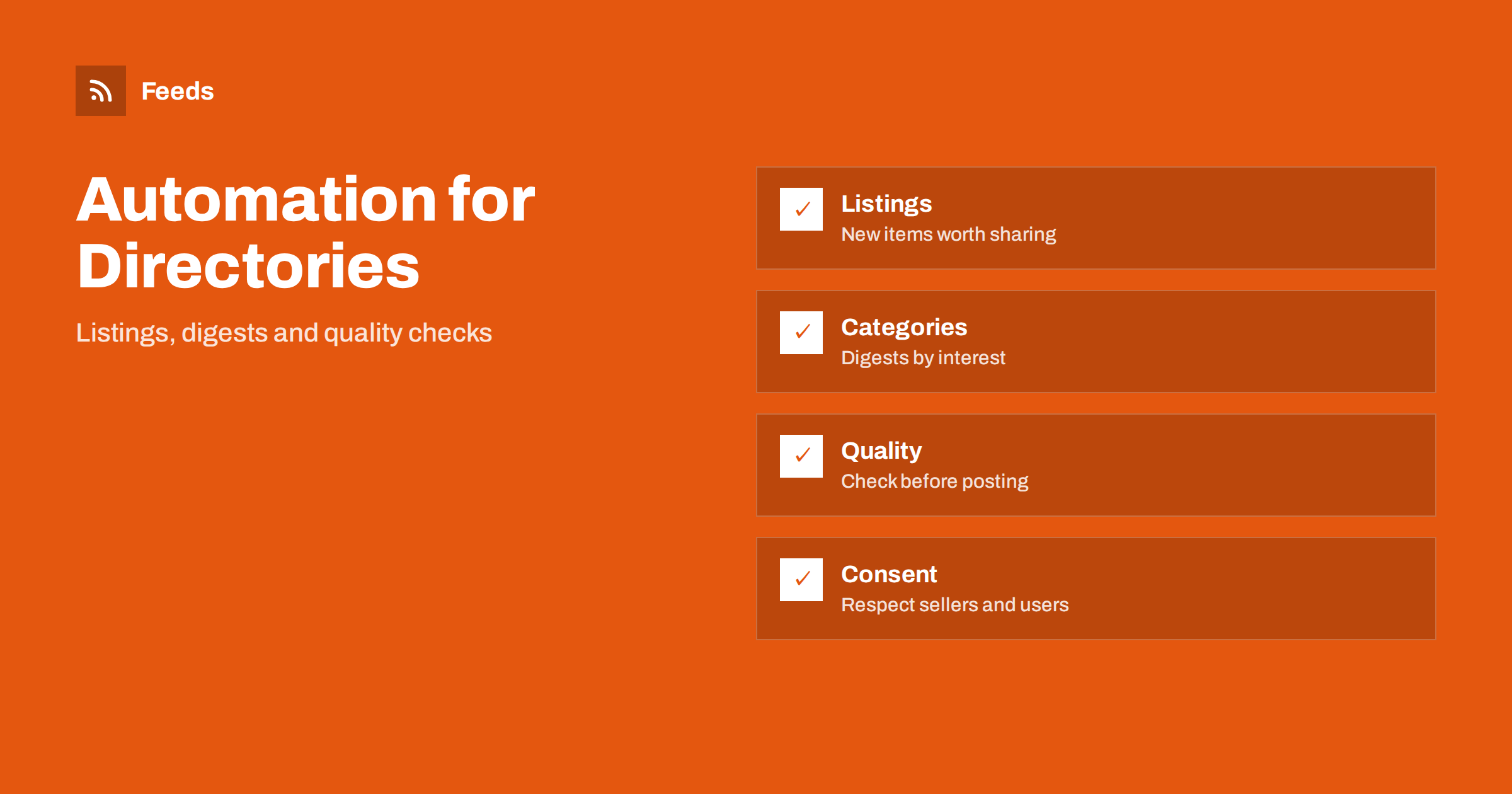 Content Automation for Marketplaces and Directory Sites
