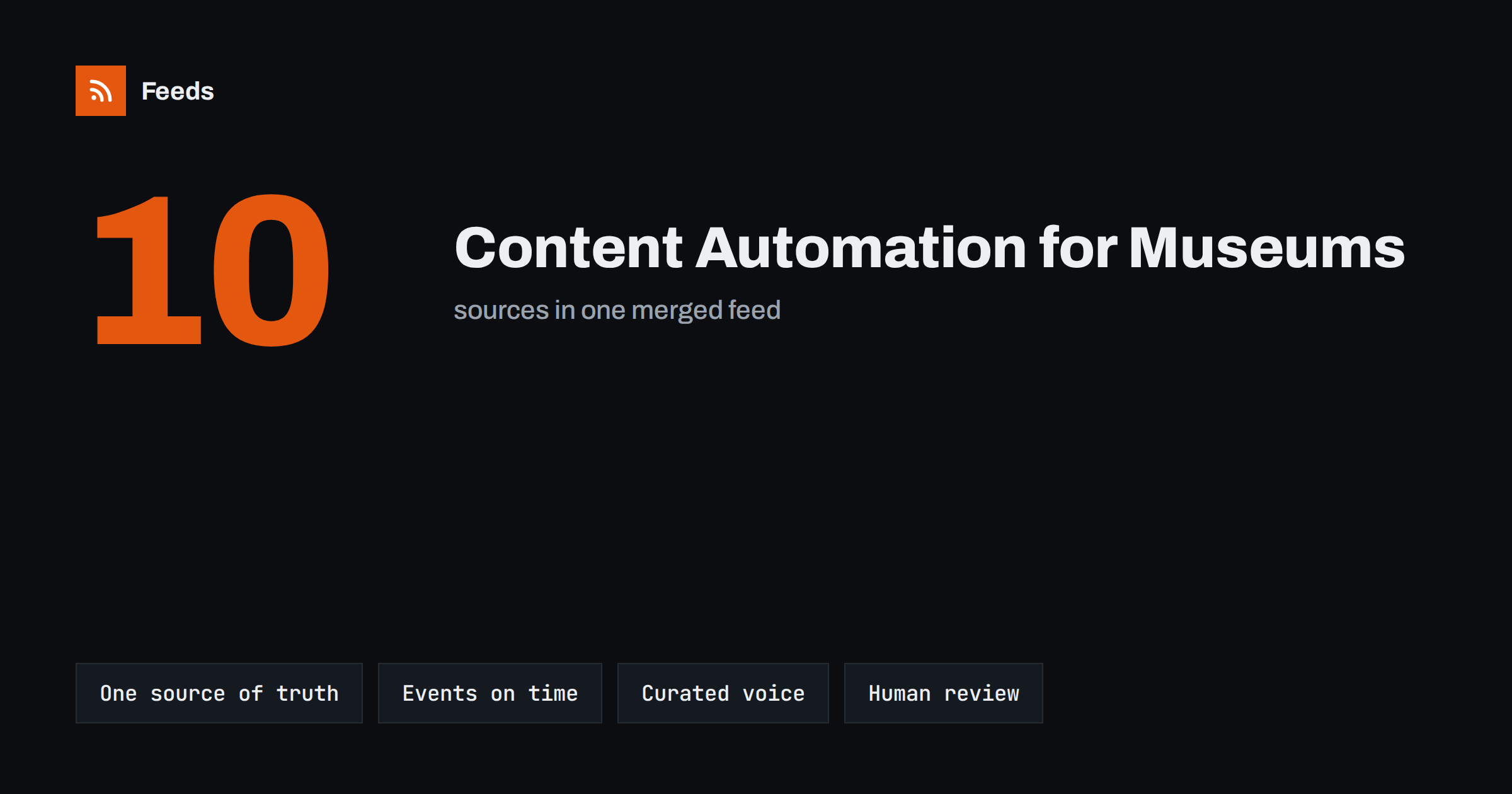 Content Automation for Museums, Galleries and Cultural Venues